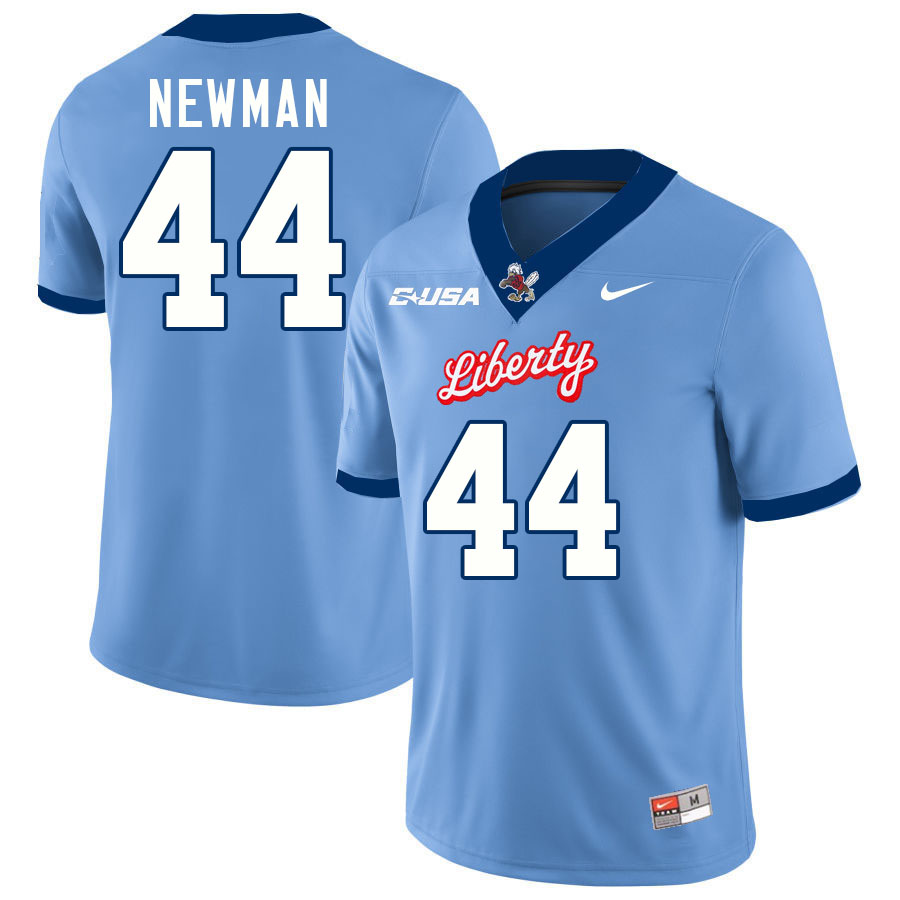 Liberty Flames #44 Barrett Newman College Football Jerseys Stitched-Light Blue